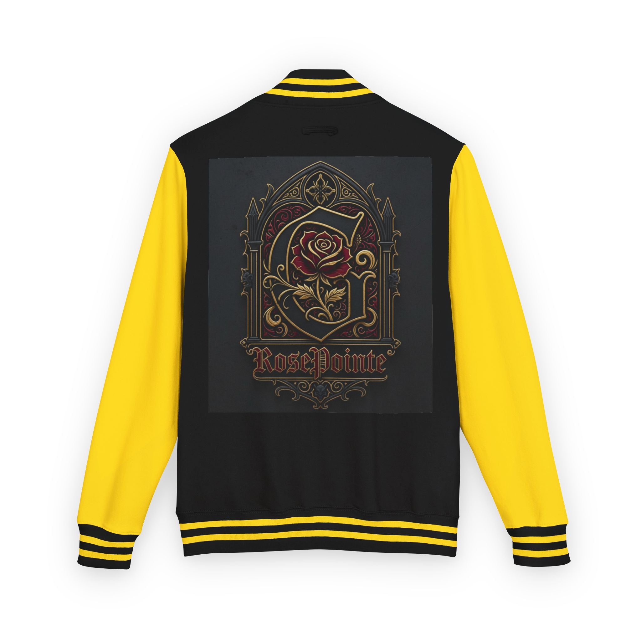 Unisex Heavyweight Letterman Jacket Glorious Rosepointe 7