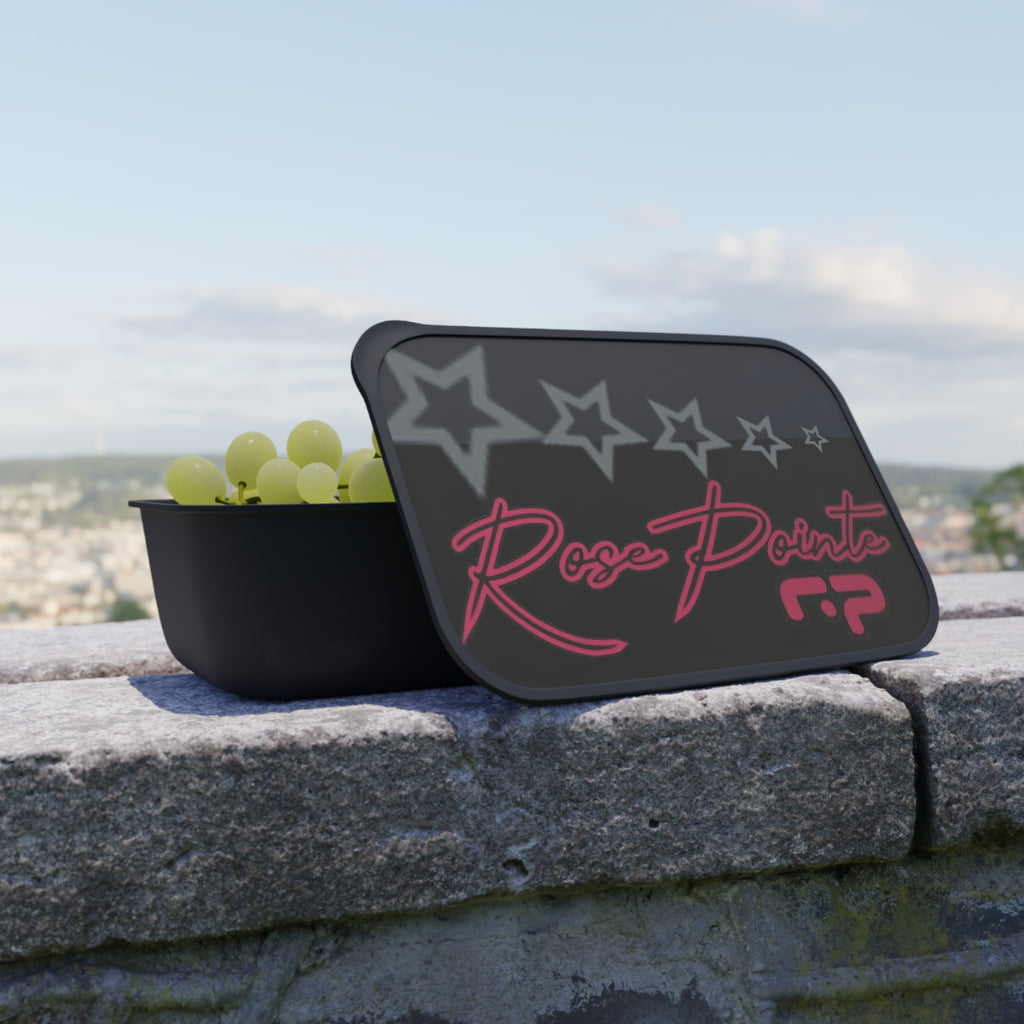 Rosepointe Bento Box with Band and Utensils kit