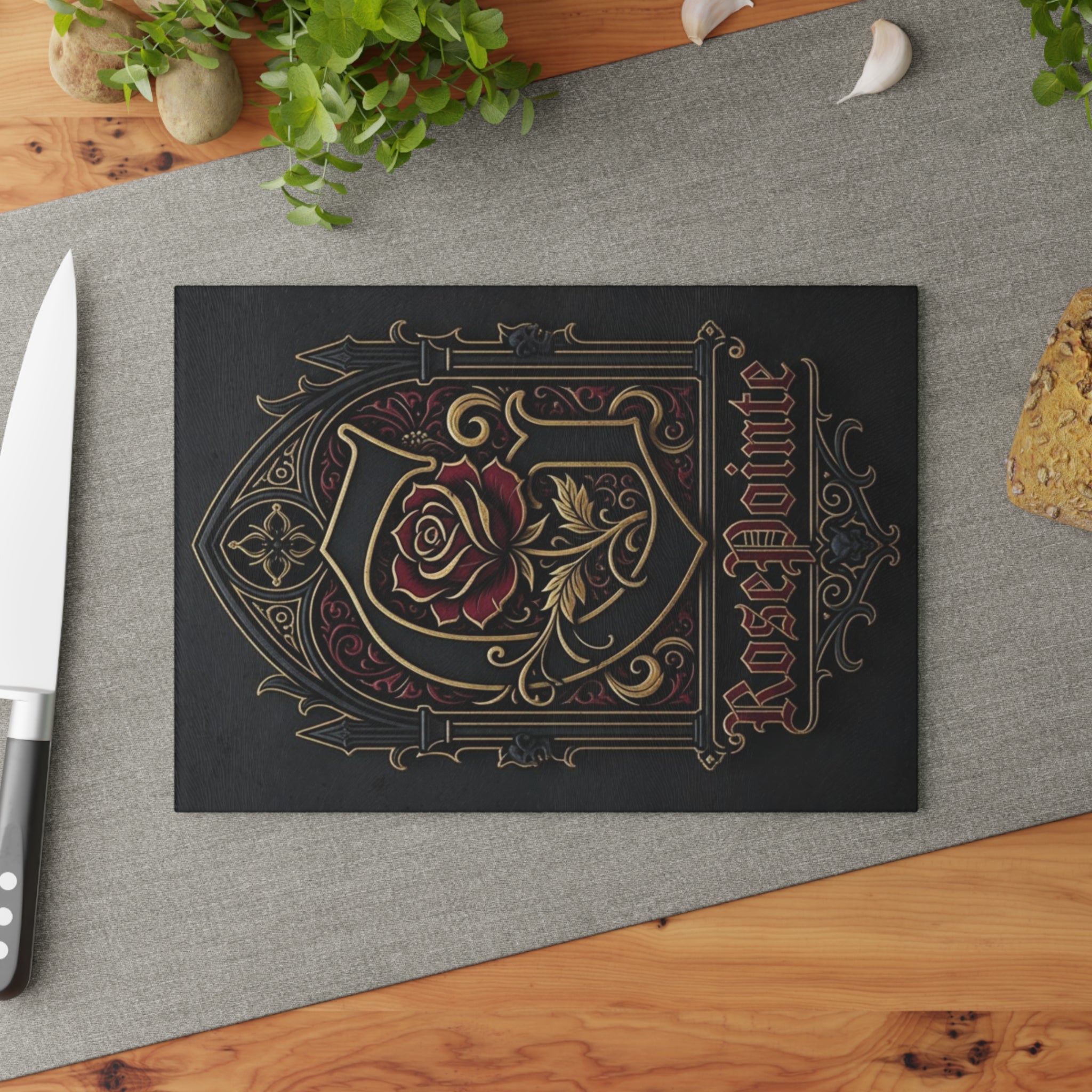 Glass Cutting Board rosepointe edition G