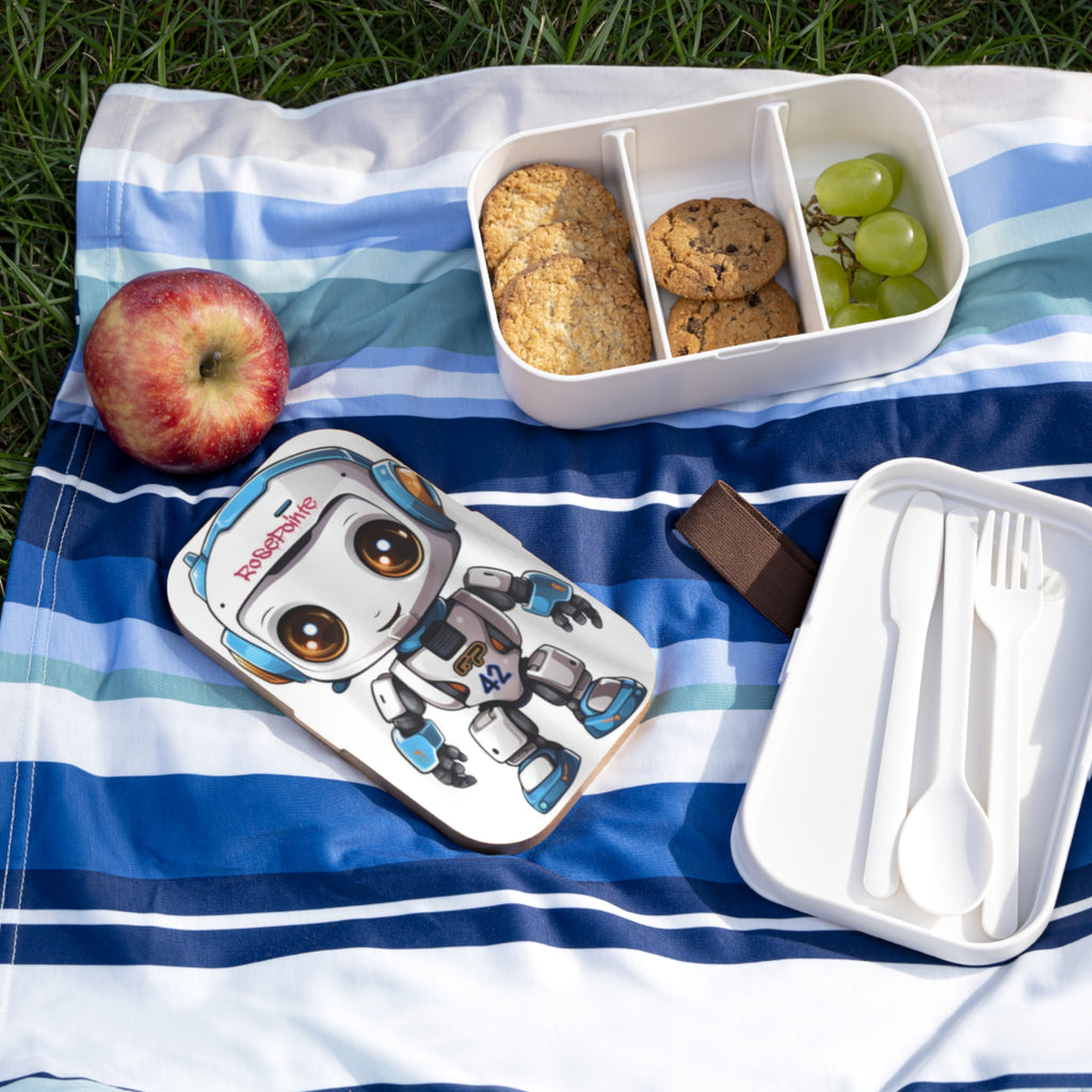 R.P robot Lunch Box Rosepointe kids