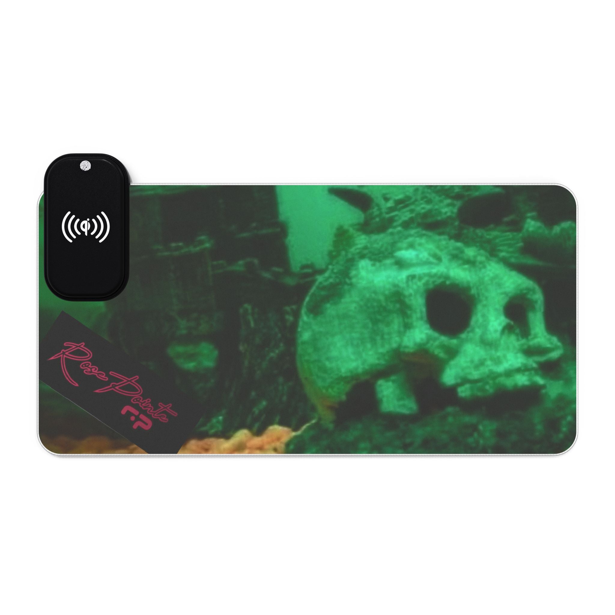 LED Gaming Mouse Pad, Wireless Charging beta Rosepointe