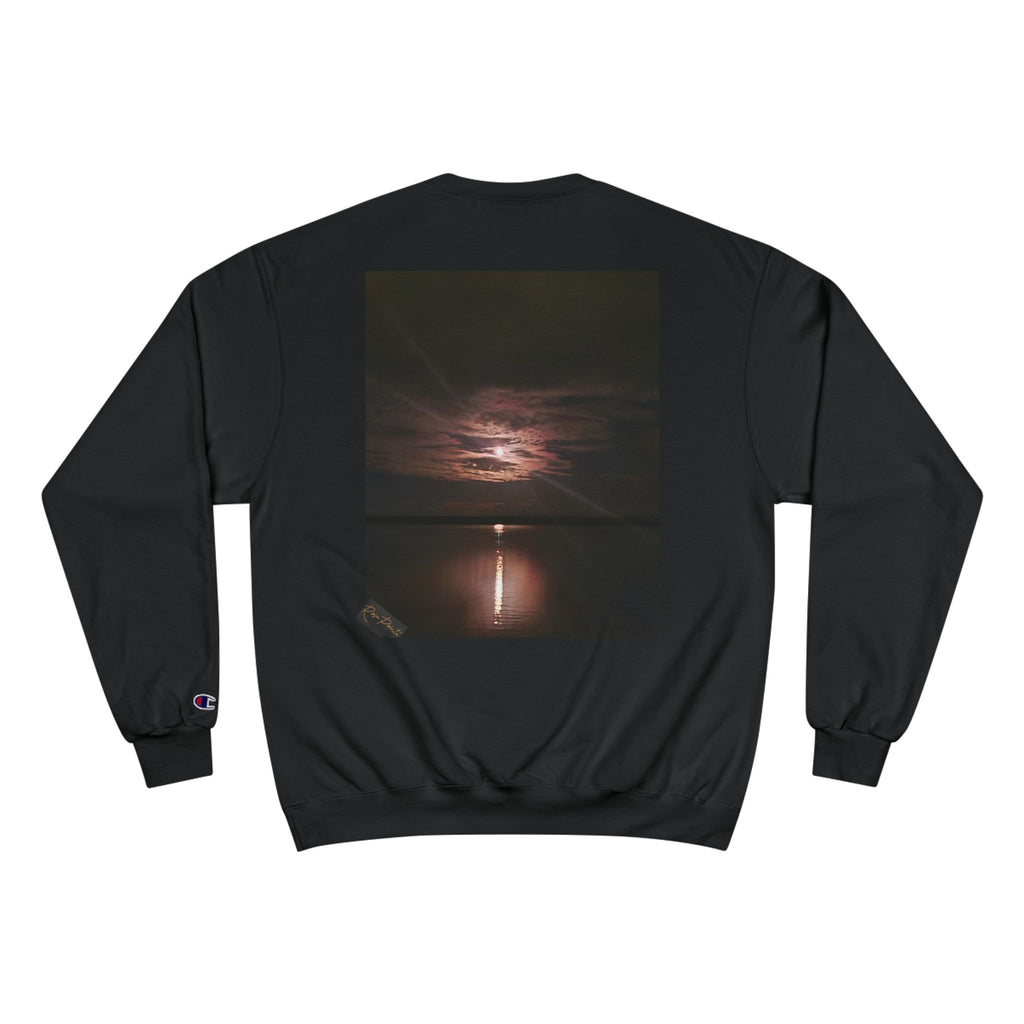 Champion collaboration rosepointe Sweatshirt moon light